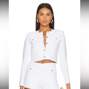 Retrofête Yolanda White Cardigan Sweater Size M - NWT